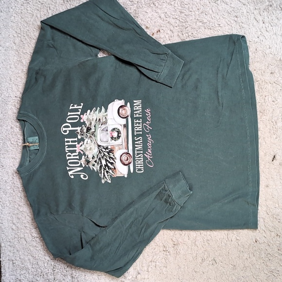 Assorted Sizes:North Pole Christmas Tree Farm l/s tee-NWT - Picture 2 of 5